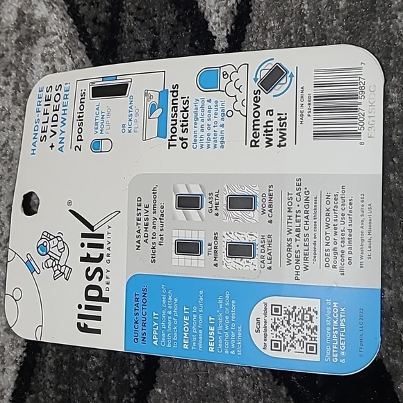 FLIPSTIK DEFY GRAVITY CELL PHONE RED STICK & KICK STAND PRICE FIRM - Picture 7 of 11